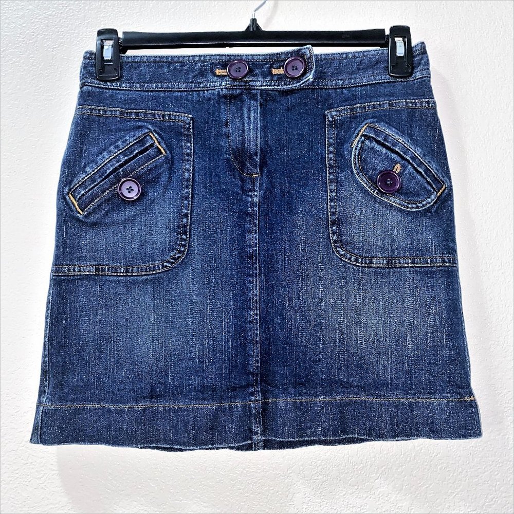 3/$25 Ann Taylor Loft Women's Denim Mini Skirt Size 4